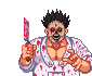 コックのドット絵(アニメーション)