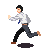 プレイヤー操作キャラのドット絵(アニメーション)