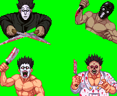 殺人鬼たちのドット絵