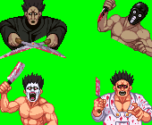 殺人鬼たちのドット絵(素顔)