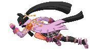ナリタブライアンのドット絵（アニメーション）