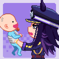 『子守をするフェノーメノ』