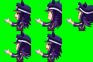 攻撃ヒット時のドット絵（コマ）