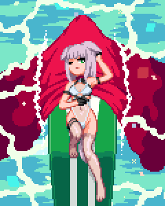 『白き浜辺の剣士ヴァイス』静止画