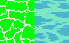 水面と水中を並べた画像（アニメーション）