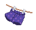 紫パンツのドット絵