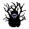 木霊のドット絵(アニメーション)