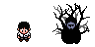 キャラクターのドット絵